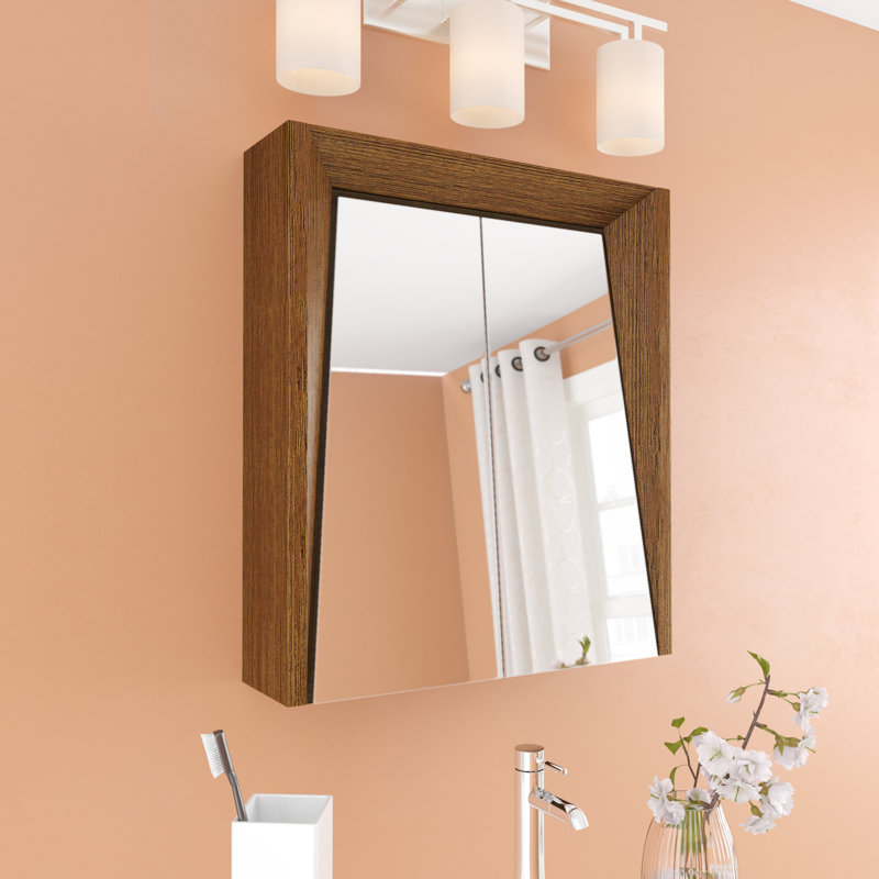 Ivy Bronx Heyer Surface Mount Framed Medicine with 2 Shelves